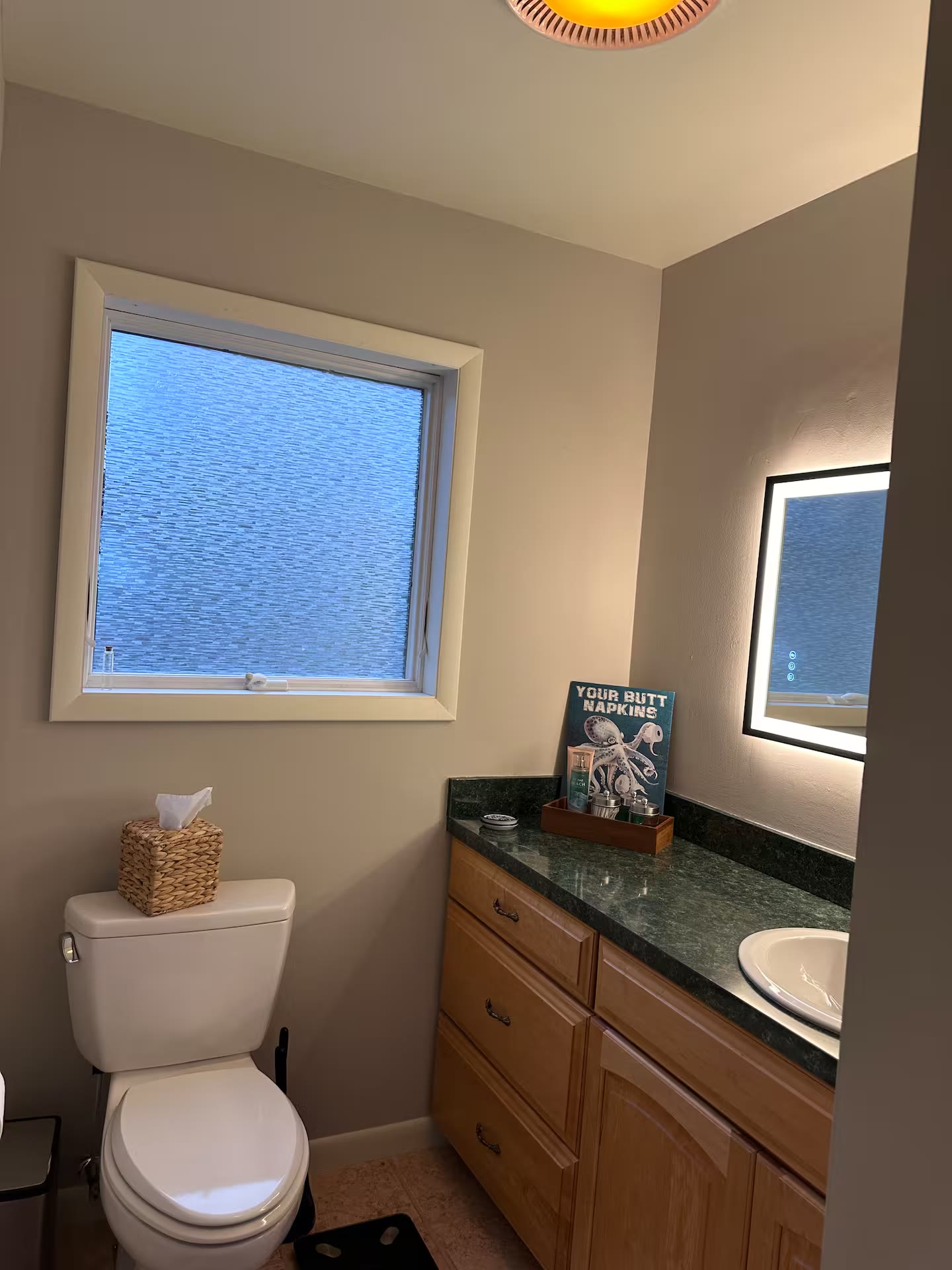 Bathroom vanity close-up