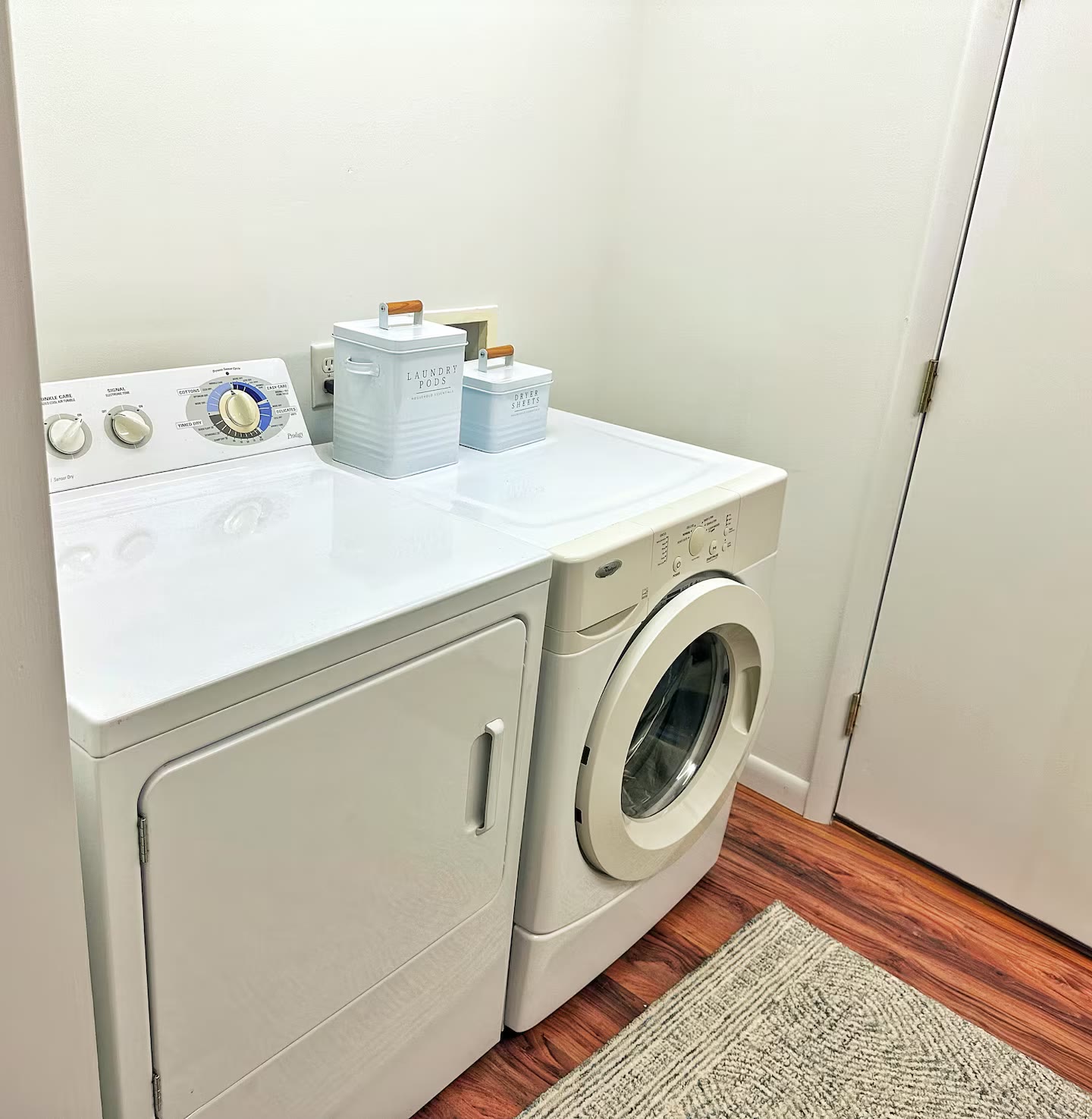 Washer and dryer